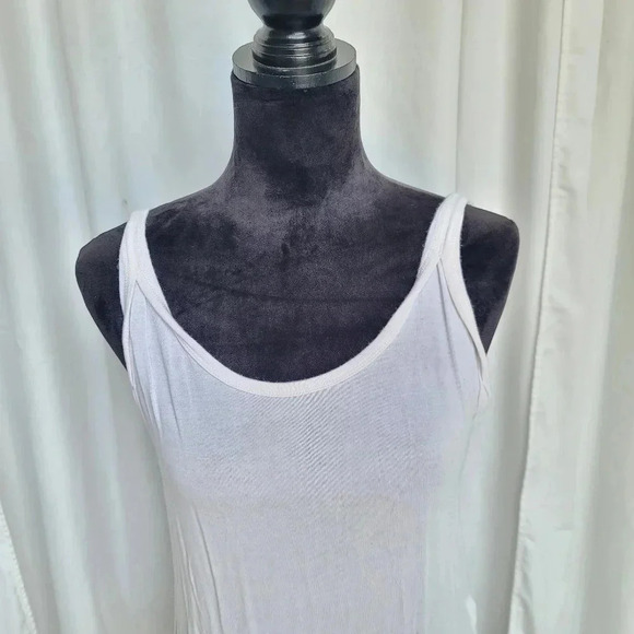 WE THE FREE Womens White Low Back Sleeveless Scoop Neck Casual Top Regular XS - Picture 3 of 9